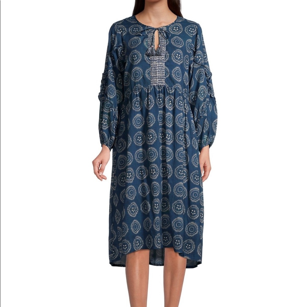 Johnny Was Dress Medallion-Print